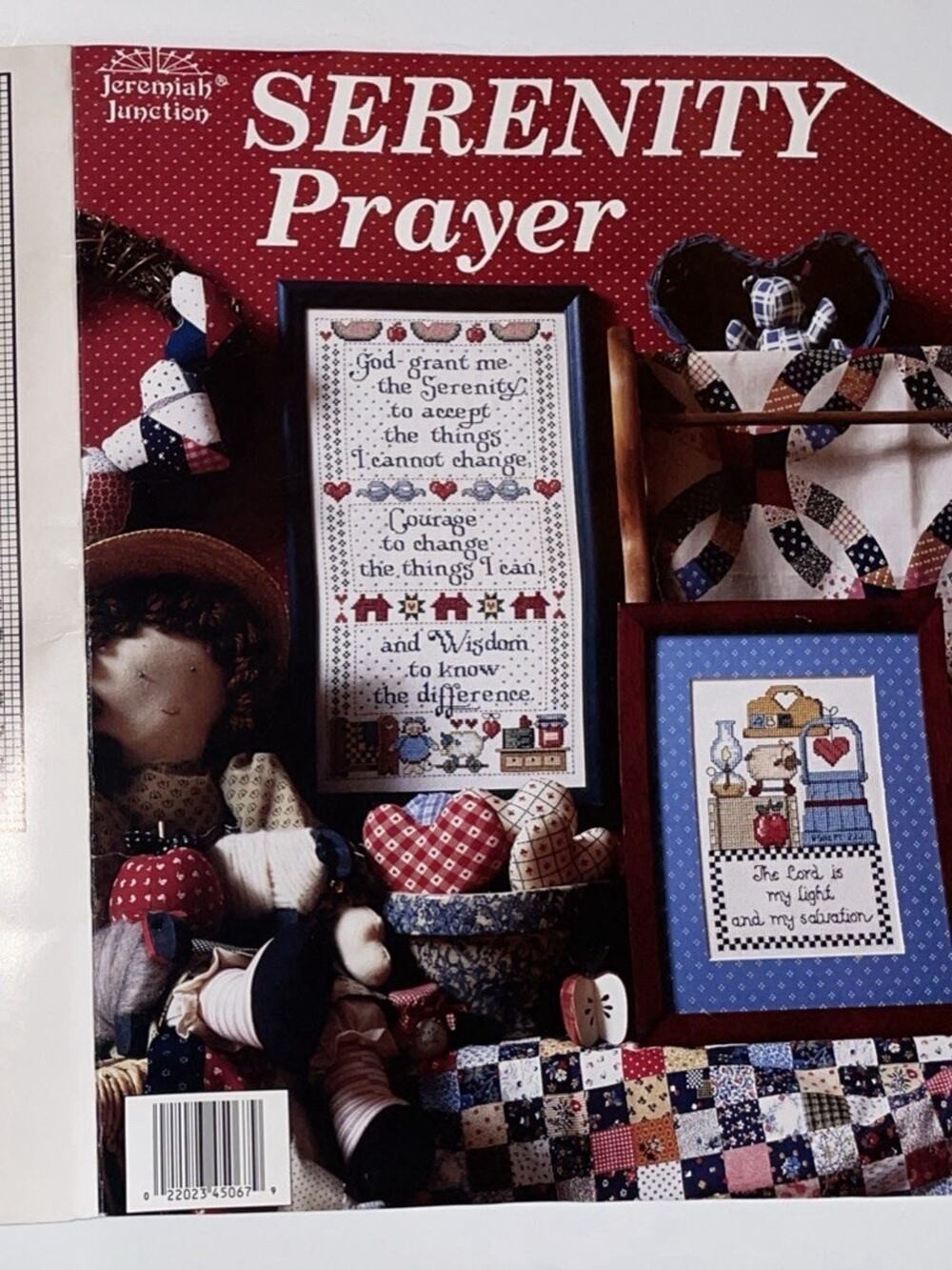 SERENITY PRAYER Cross Stitch JL116 1991 Cross Stitch Kit Open no Needle VTg